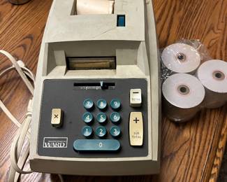 Old Montgomery Ward adding machine