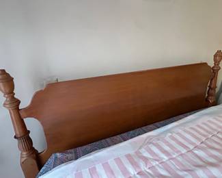 Wooden Headboard and Footboard full sized bed