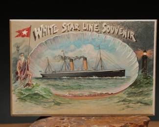 1899 White Star Line RMS Oceanic Trade Card