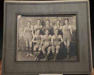 1926 Van Houten, NM Coal Camp Basketball Photo