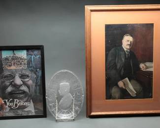 Theodore Roosevelt Collectible Trio, 1904-1970s