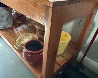 Wooden Garden Potting Bench