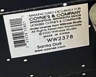 Williraye Studio Santa Doll WW2378