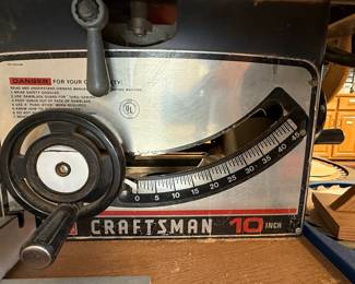 Craftsman 10 Inch Table Saw