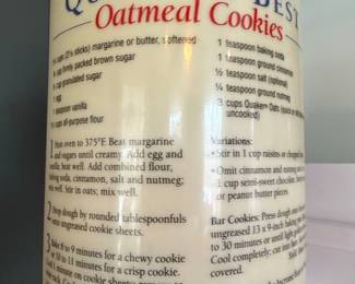 Quaker Oats 120th Anniversary Limited Edition Canister