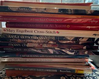 Cross-Stitch & Quilting Books Collection - Christmas & More