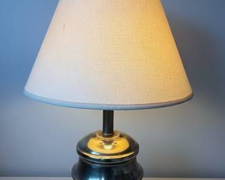 Mid-Century Modern Brass Table Lamp