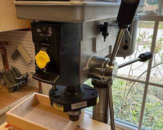 Hitachi B16RM 15" Drill Press and Cabinet