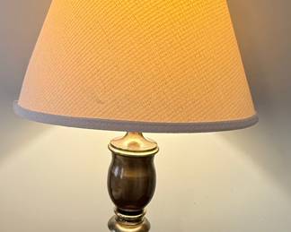 Stiffel Style Brass Turned Table Lamp