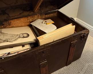 Victorian Dome Top Steamer Trunk