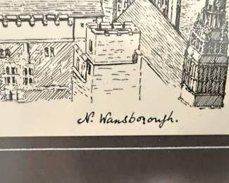 N. Wansborough London Cityscape Prints