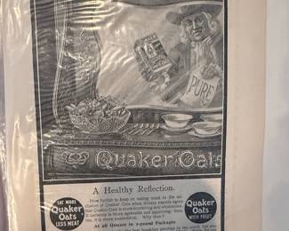 1920 Quaker Oats "Quakies" Cereal Ads