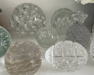 Assorted Glass Paperweights