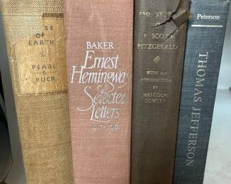 Vintage Hardcover Books Collection - Hemingway, Speer, Stone, Caro