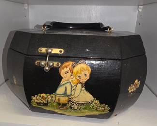 Vintage Decoupage Handbag