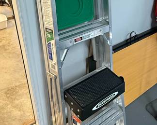 Werner 4 ft. Aluminum Step Ladder and Step Stool