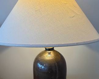 James Beasley Montrose Ala Stoneware Jug Lamp