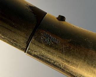 1/20 12K GF Floral Etched Hinged Bangle Bracelet