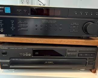Sony STR-DE197 Audio/Video Control Center & Technics SL-PD647 CD Player