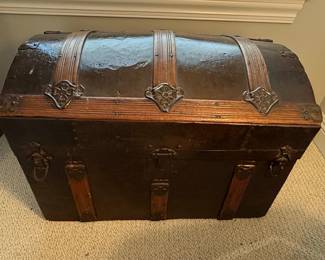 Victorian Dome Top Steamer Trunk