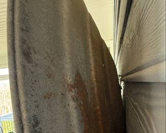 Repurposed Galvanized Chicken Feeder Mirror