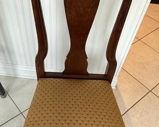 Hickory Chair Co. Queen Anne Style Mahogany Side Chair