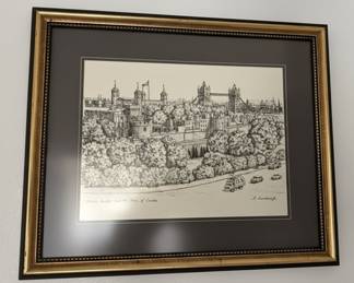 N. Wansborough London Cityscape Prints