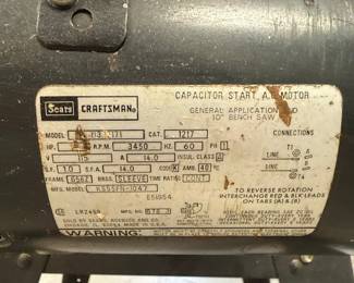 Craftsman 10 Inch Table Saw