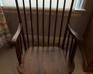 Windsor Style Spindle Back Rocking Chair