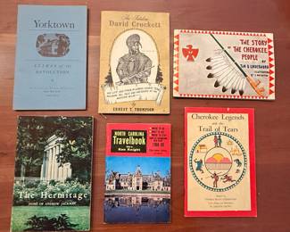 Assorted Vintage Books on American History, Culture & Native American Lore