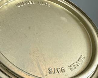 Quaker Oats Quick Cooking White Oats Tin