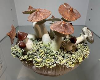 Bassano Ceramic Mushroom Planter