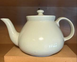 White Ceramic Teapot Collection