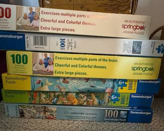 Ravensburger & Springbok Jigsaw Puzzles Assortment