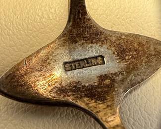 Vintage Sterling Silver Sorority Crest Ring