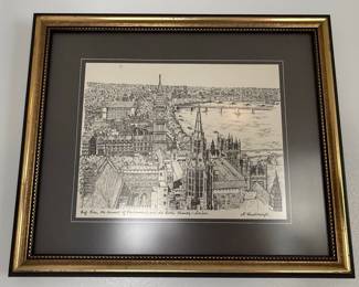N. Wansborough London Cityscape Prints