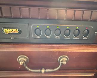 Martin Furniture L-Shaped Executive Desk