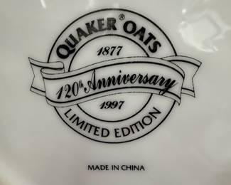 Quaker Oats 120th Anniversary Limited Edition Canister