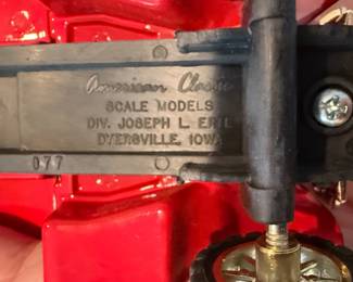 American Classic Scale Models Aunt Jemima Truck and Recipe Booklet