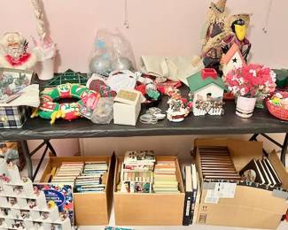 christmas and vintage books