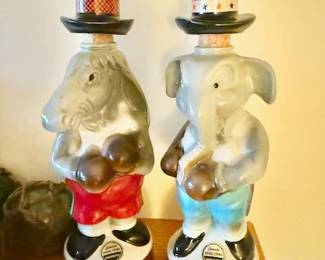 Jim Bean Political decanters
