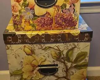 Decorative Cardboard Storage Boxes