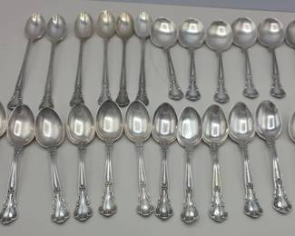  06 Twentyfour Gorham Chantilly Sterling Silver Spoons