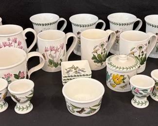 Portmeirion Botanical Garden Egg Cups, Coffee Cups, And More 