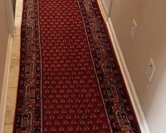 Vintage Hand Knotted Persian Runner 