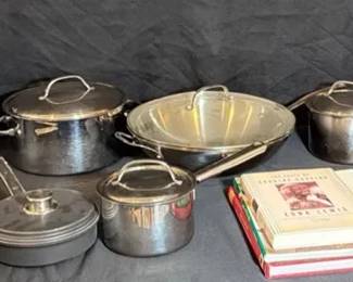 Pressure Cooker, Pots And Pans W Lids, Cuisinart And More