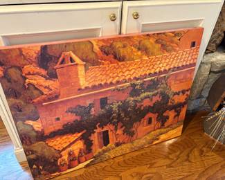 Large Italian Tuscan print