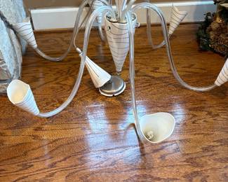 MANGANI -1950’s  glass  chandelier - beautiful contemporary piec