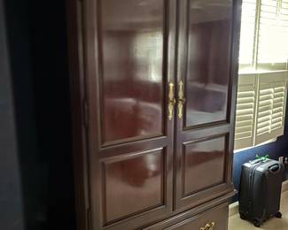 Wardrobe Armoire with 2 lower drawers