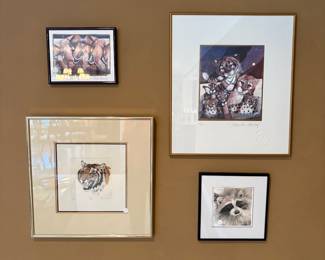 Lithographs, signed in numbered